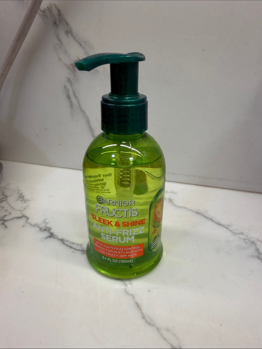 Garnier Fructis Sleek & Shine Anti-Frizz Serum - Green un opened